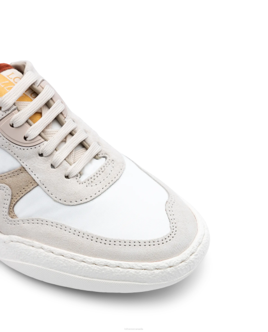 Trotter Suede Calf Sneakers Lottusse Women Off White Footwear L4RH418